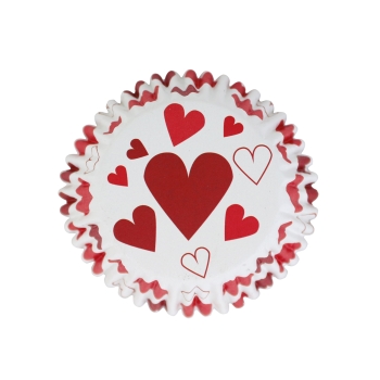 Cupcake Baking Cases - Hearts